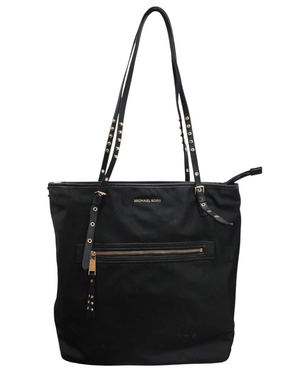 Michael Kors Leila Large Nylon Tote in Black